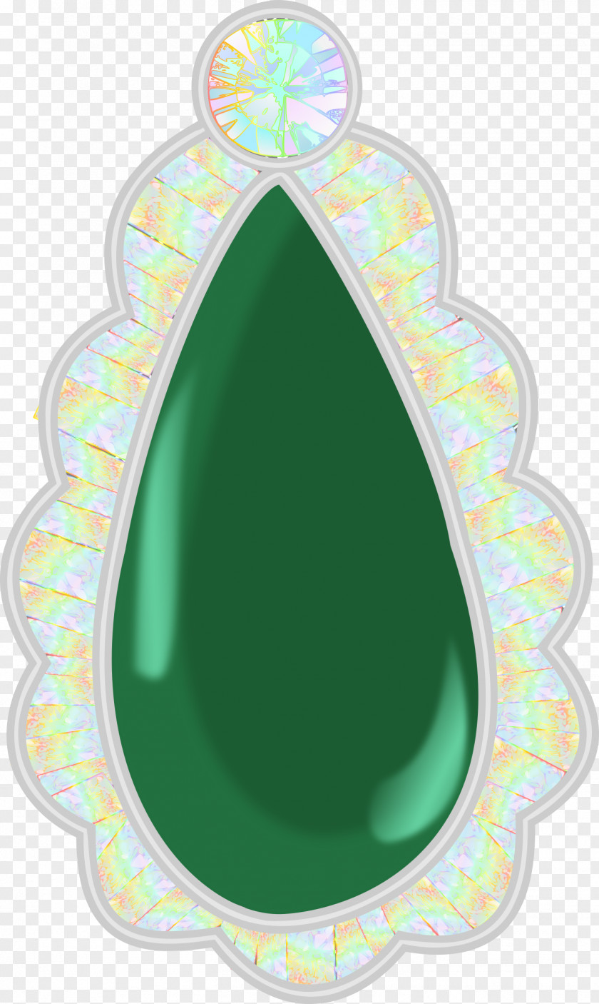(3) Green Oval PNG