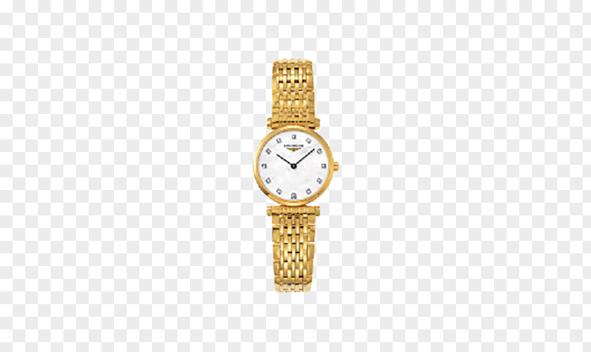 Disney Watches Longines Automatic Watch Colored Gold PNG