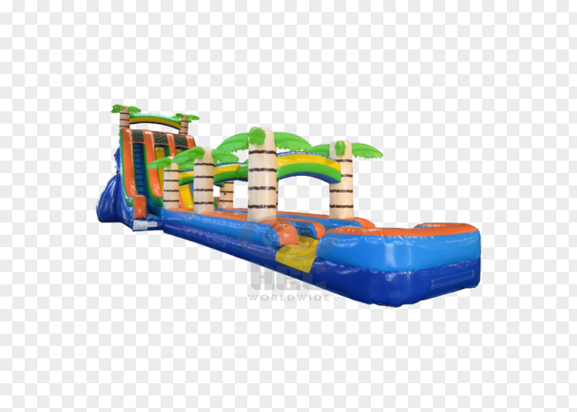 Slip N Slide Playground Water Inflatable Transportation Amusement Park PNG