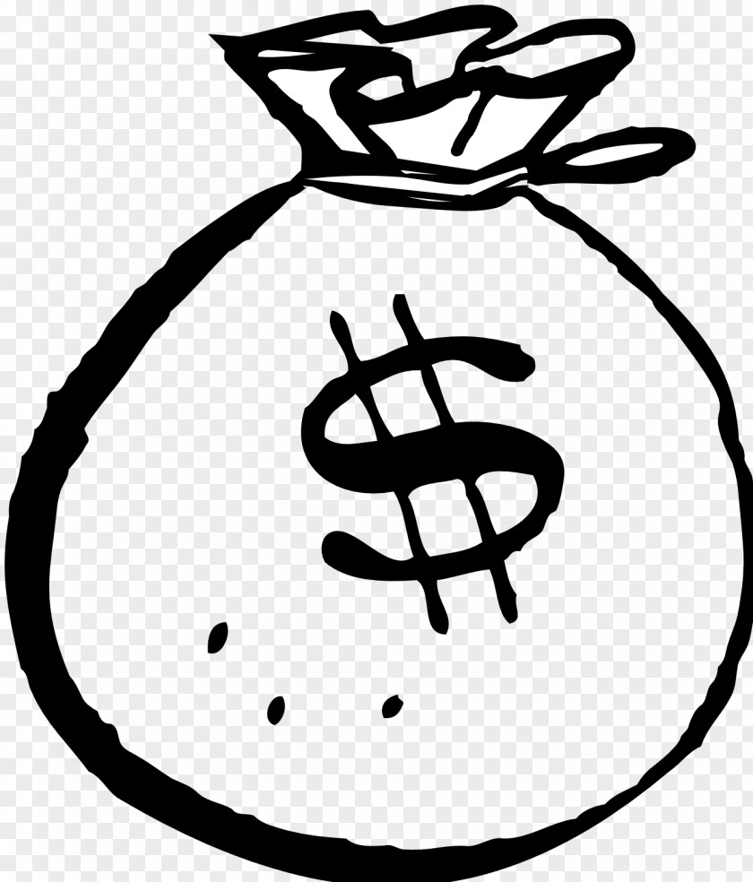 Cartoon Money Bags Bag Clip Art PNG