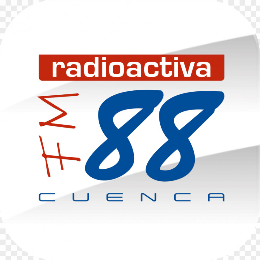 FM 88 Radio Station Cuenca RadioActiva Logo PNG