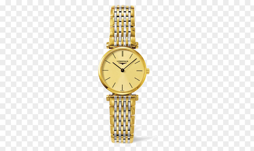 Longines Watches Ka Lan Series Watch Strap Bracelet Diamond PNG