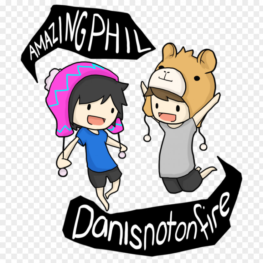 Cute Logo Dan And Phil Fan Art YouTube Drawing PNG