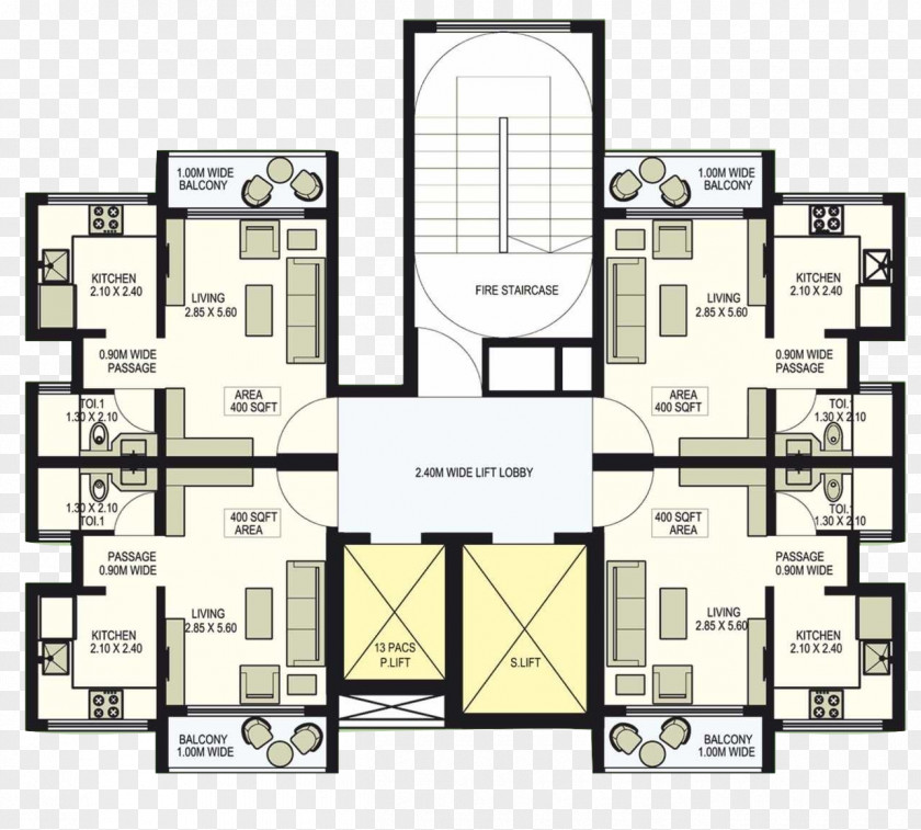 Furniture Floor Plan Noun Word PNG