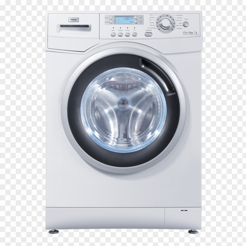 Haier Washing Machines Clothes Dryer Home Appliance Combo Washer PNG