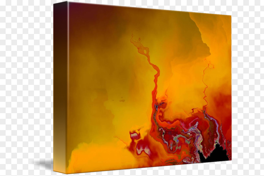 Painting Modern Art Acrylic Paint Gallery Wrap Picture Frames PNG