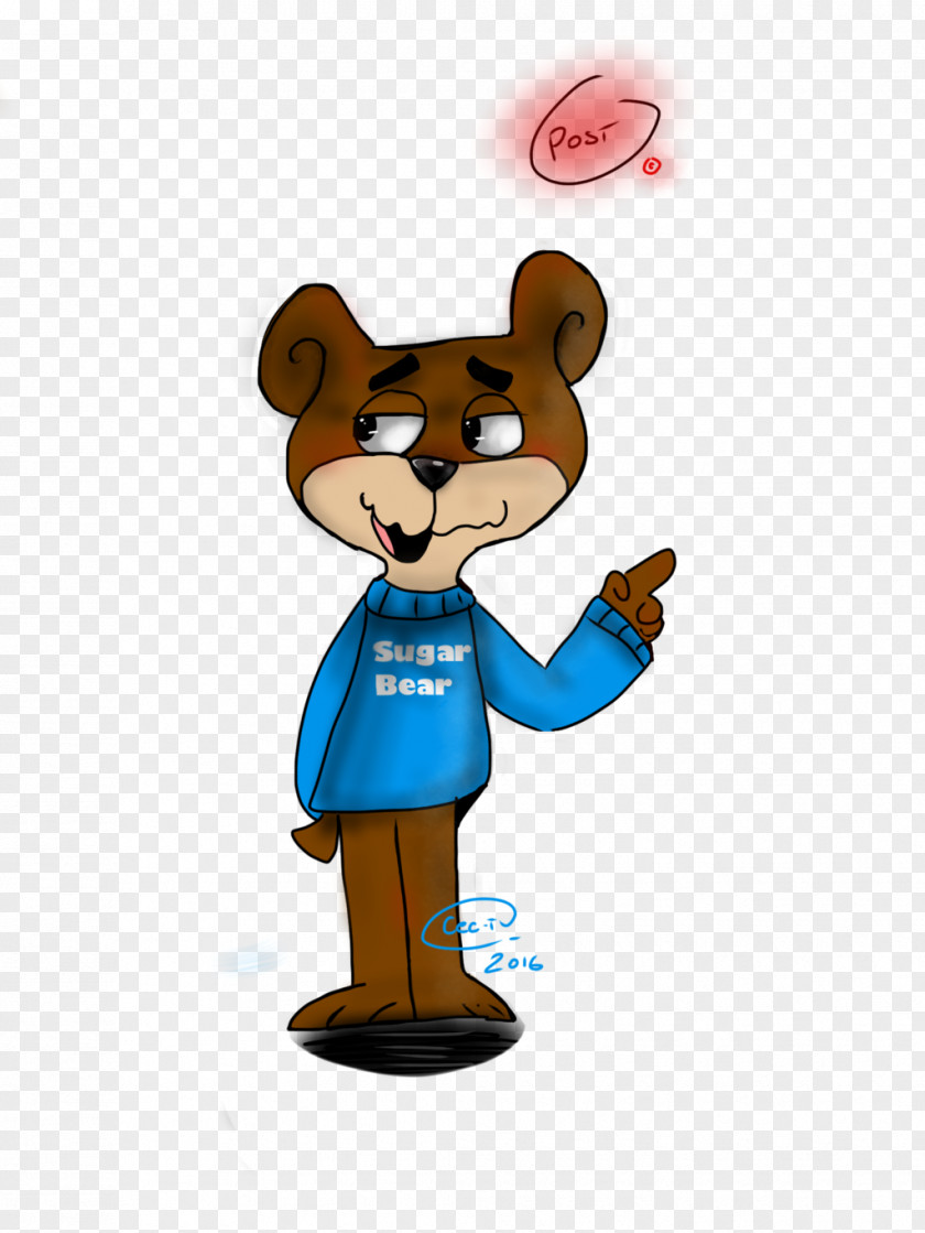 Sugar Golden Crisp Breakfast Cereal Bear Cartoon PNG