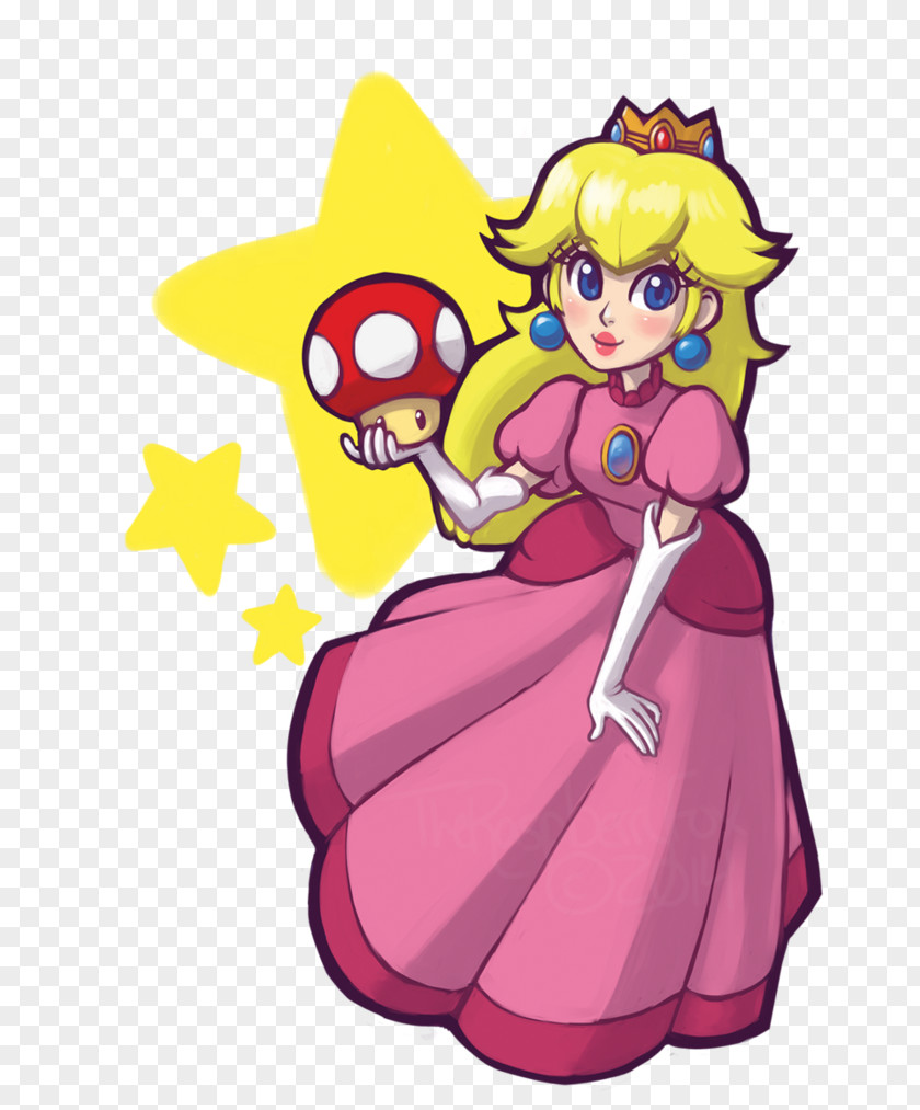 Castle Princess Super Peach Mario Toad Art PNG