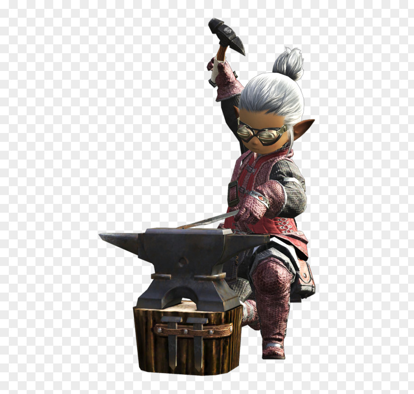 Final Fantasy XIV Blacksmith Steel Forge Metal PNG