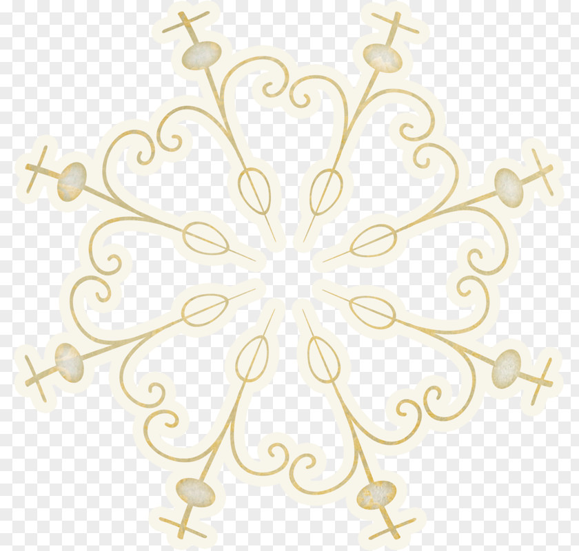 Line Symmetry Petal Pattern PNG