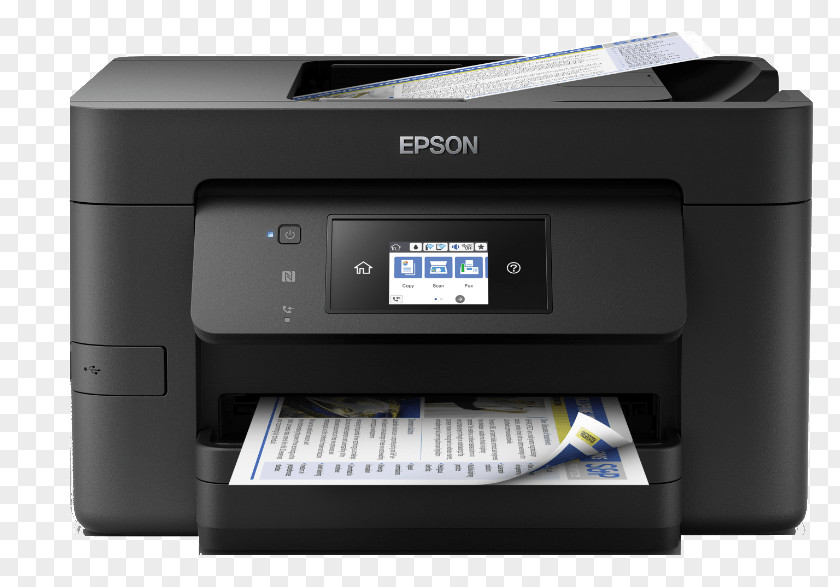 Printer Multi-function Epson WF-4720DWF WorkForce Pro A4 Colour Inkjet Business PNG