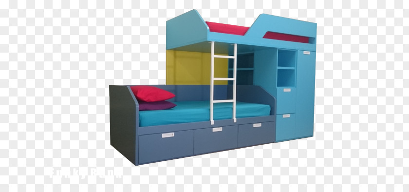 Bunk Bed Trundle Bedroom PNG
