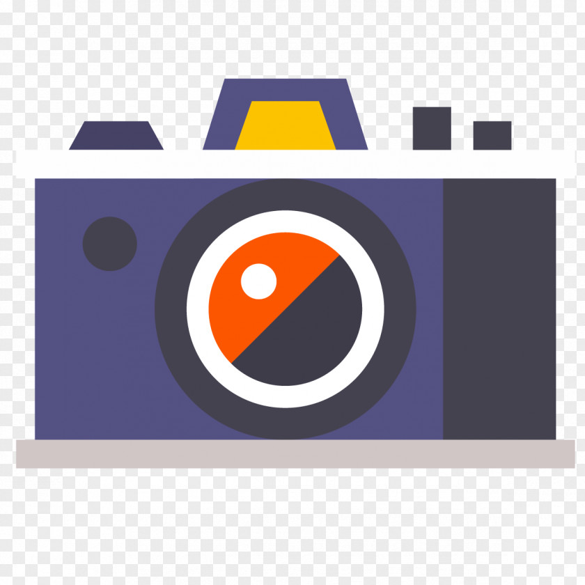 Flat Camera Video Design PNG