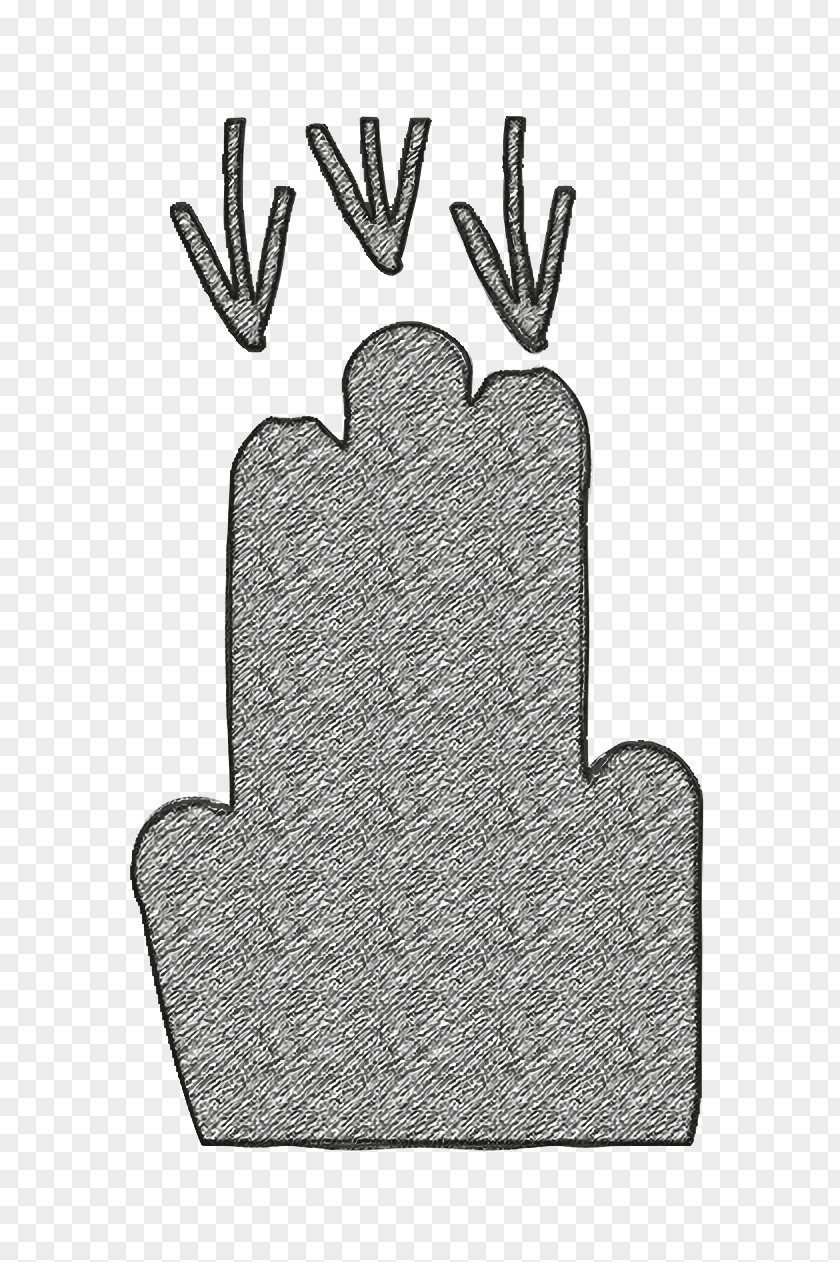 Glove Personal Protective Equipment Down Icon Finger Gesture PNG