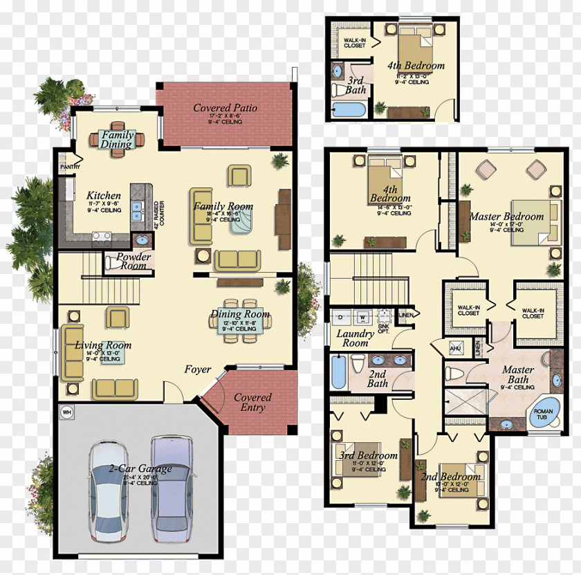 House Boynton Beach Floor Plan PNG