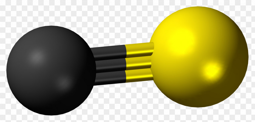 Outer Space Carbon Monosulfide Ball-and-stick Model Lewis Structure Space-filling Molecule PNG