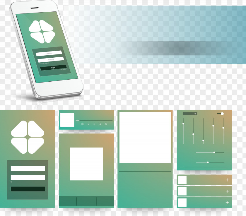 White Smartphone APP Introduction Layout Pictures Graphic Design Mobile App PNG