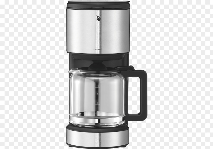Coffee Maker10 CupsCromargan Matt Brewed WMF GroupStelios Joannou Maker STELIO Aroma Stainless Steel Cup Coffeemaker Stelio PNG