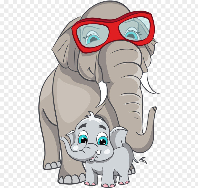 Dog Illustration African Bush Elephant Elephants Indian PNG