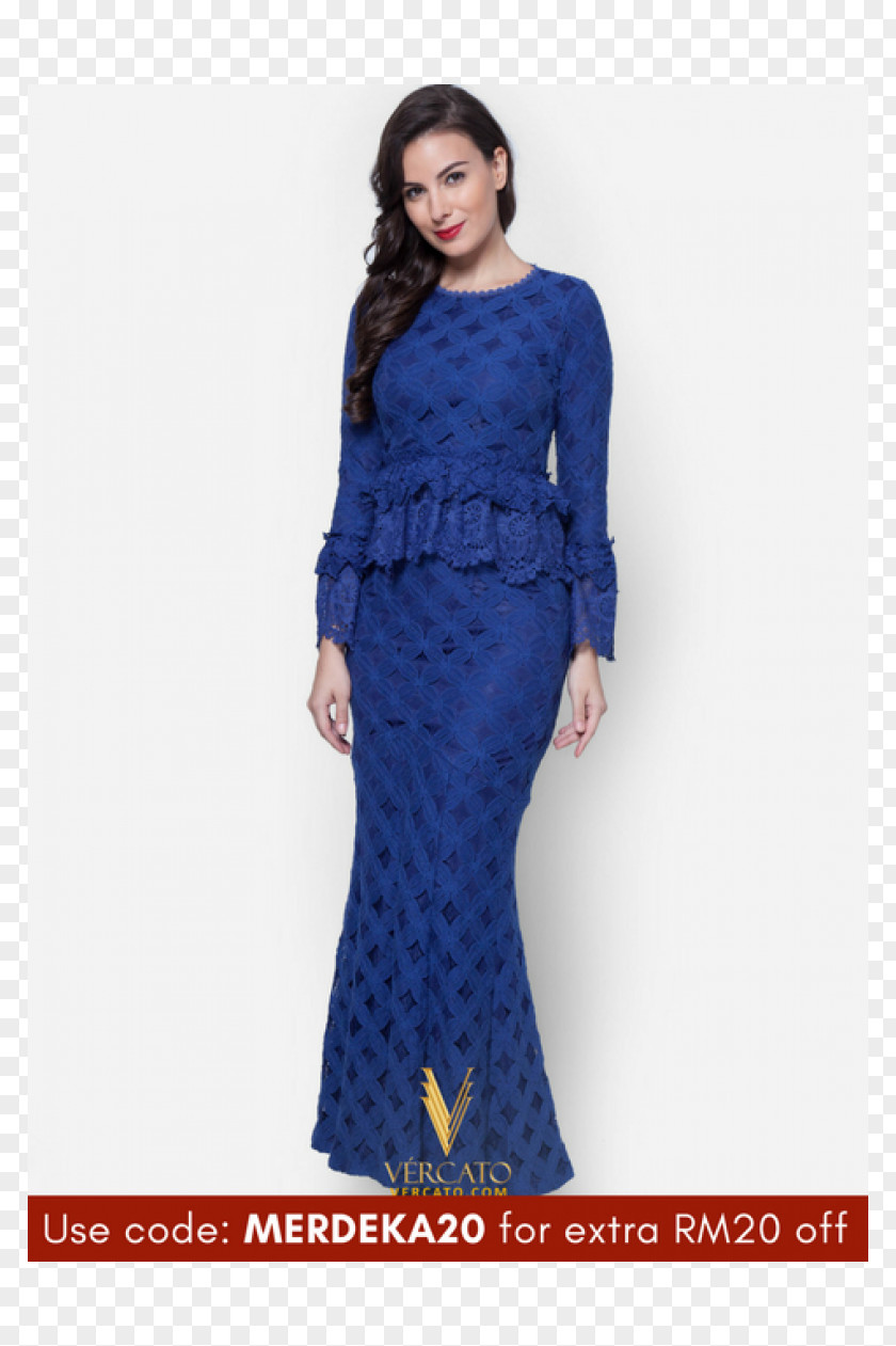 Dress Baju Kurung Gown Cocktail Lace PNG