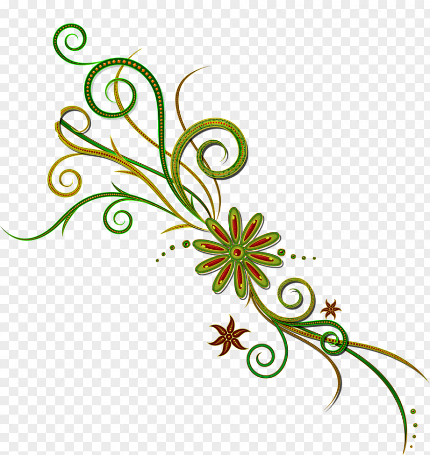 Flower Floral Ornament CD-ROM And Book Clip Art Design PNG