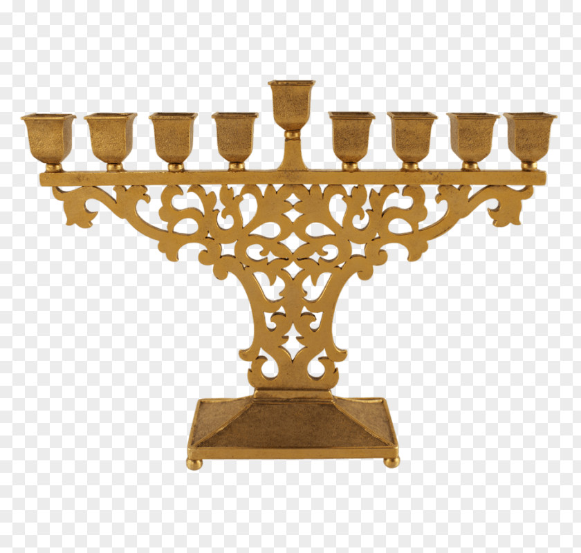 Gold Menorah Byzantine Empire Hanukkah Trophy PNG