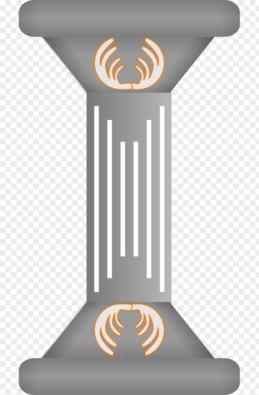 Gray Column Clip Art PNG