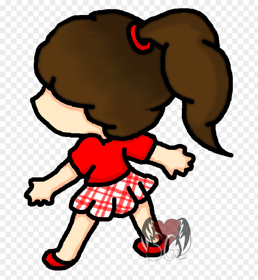 Plaid Skirt Cartoon Character Clip Art PNG