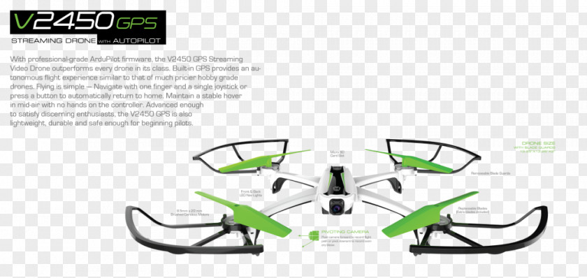 Sky Viper V2450 Gps Unmanned Aerial Vehicle Quadcopter Streaming Media Autopilot PNG