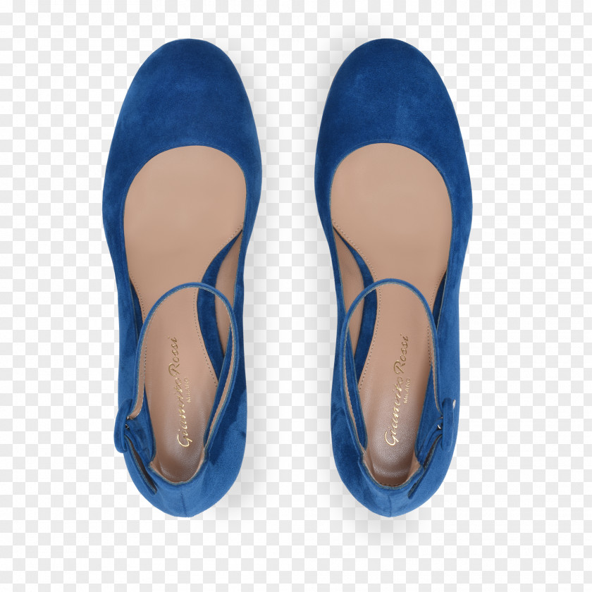 Ballet Slipper Flip-flops Flat Cobalt Blue Shoe PNG