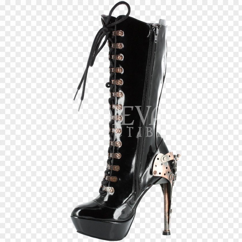 Boot Knee-high Steampunk Shoe Clothing PNG