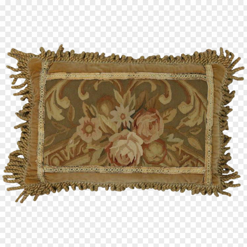 Pillow Aubusson Tapestry Throw Pillows PNG