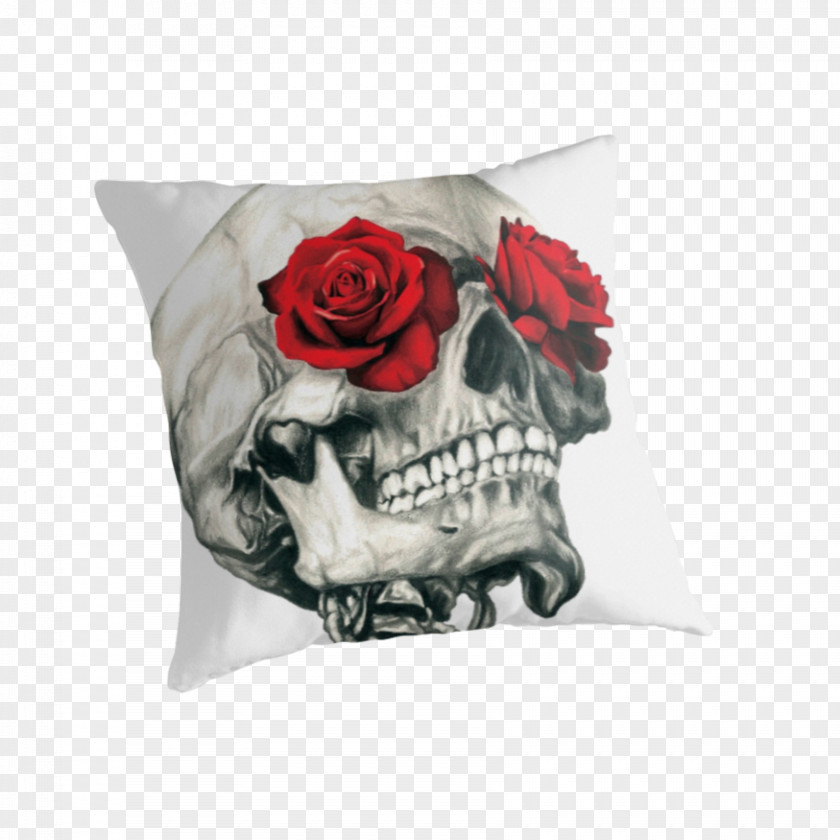 Skull Human Symbolism Calavera Rose T-shirt PNG