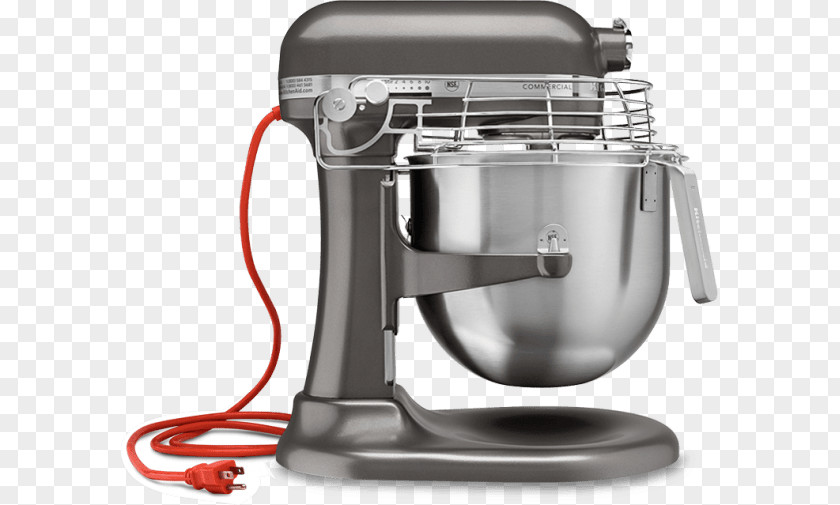 Stand Mixer KitchenAid KSMC895ER Empire Red Commercial 8 Qt. Lift 7 KSM7990WH NSF Certified KSM8990 PNG