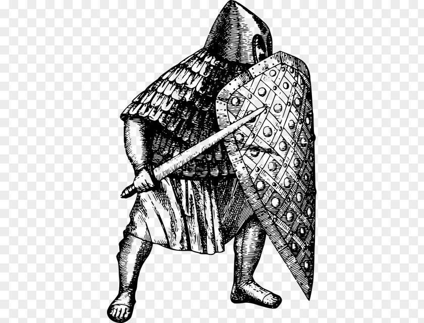 Ancient Warriors Painted Plate Armour Knight Body Armor PNG
