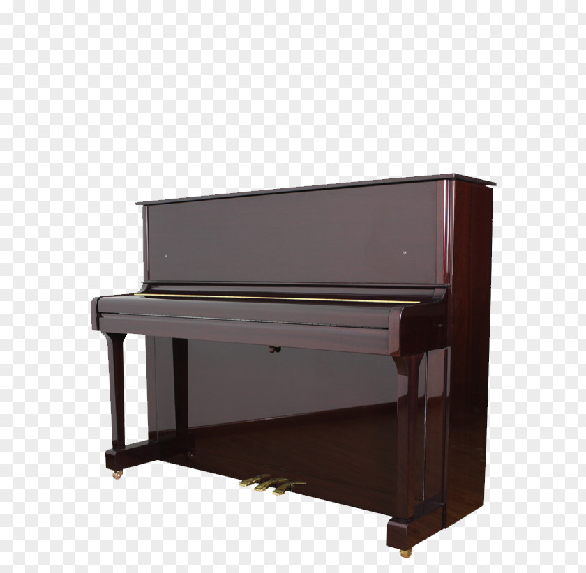 Brown Piano Grand C. Bechstein Electric Upright PNG