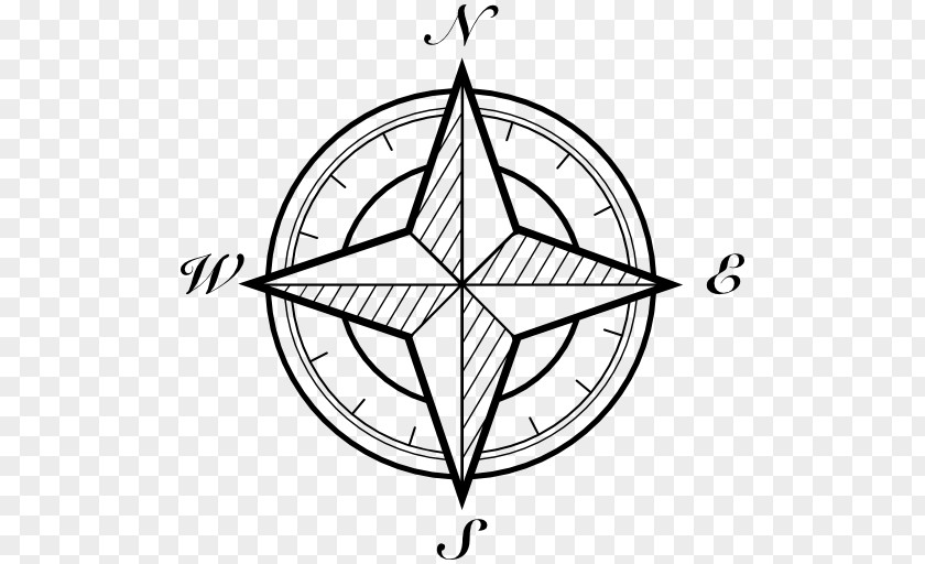 Compass Rose Wind PNG