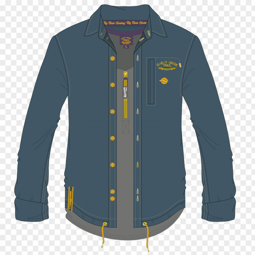Denim Jacket T-shirt Cowboy Coat PNG