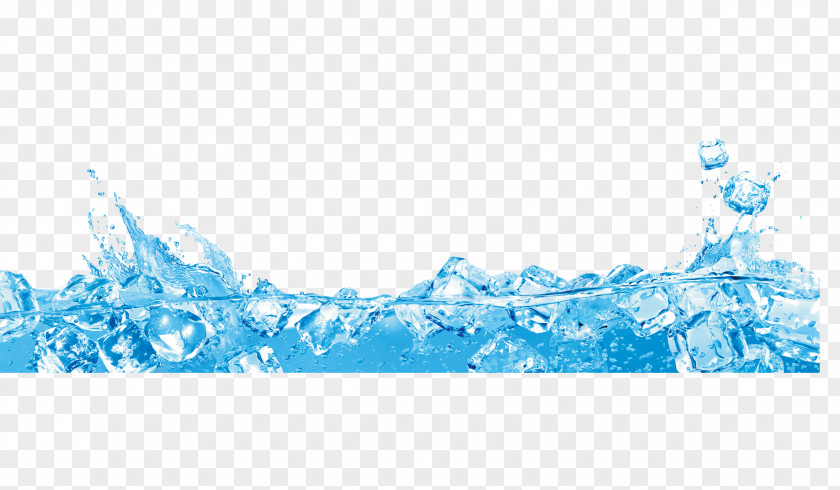 Ice Element Water Cube PNG