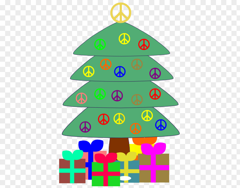 Peaceful Christmas Cliparts Tradition Tree Clip Art PNG