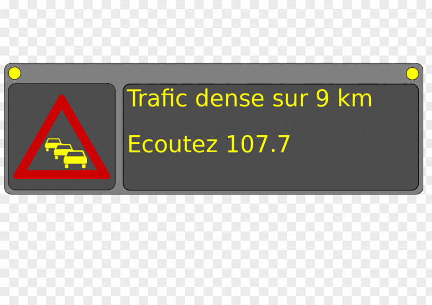 Road Traffic Sign Information Variable-message PNG