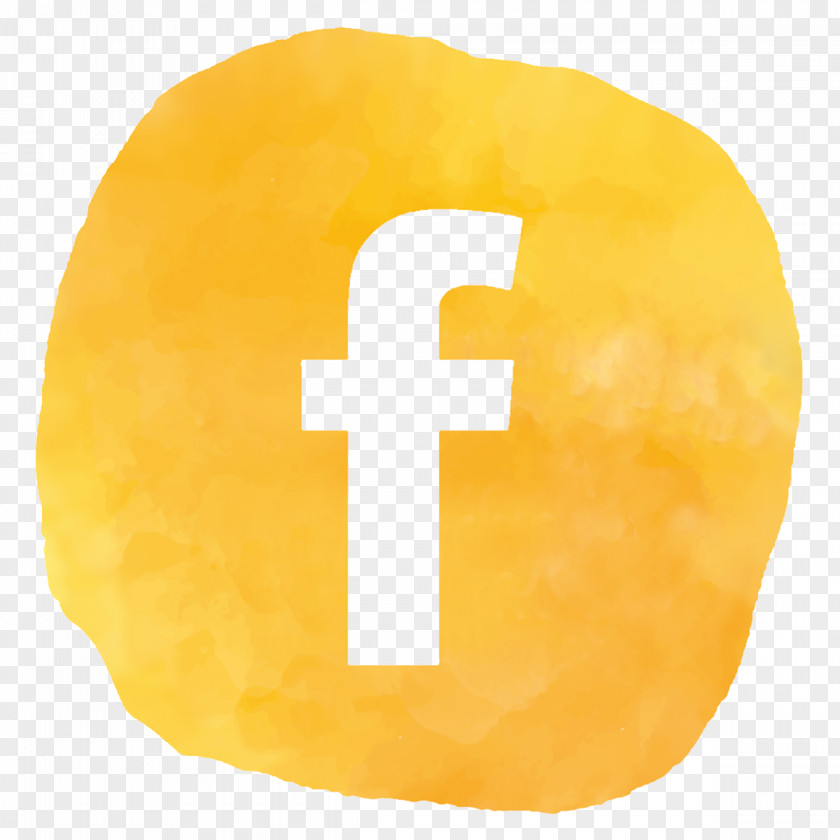 Corazon Facebook Logo Yellow Instagram PNG