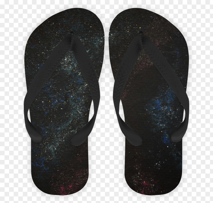 Cosmos Flip-flops Teal Shoe PNG