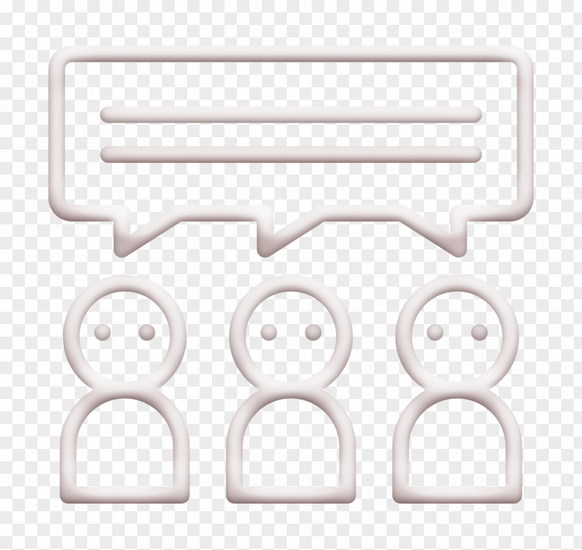 Linear Communication Icon Conversation Talk PNG