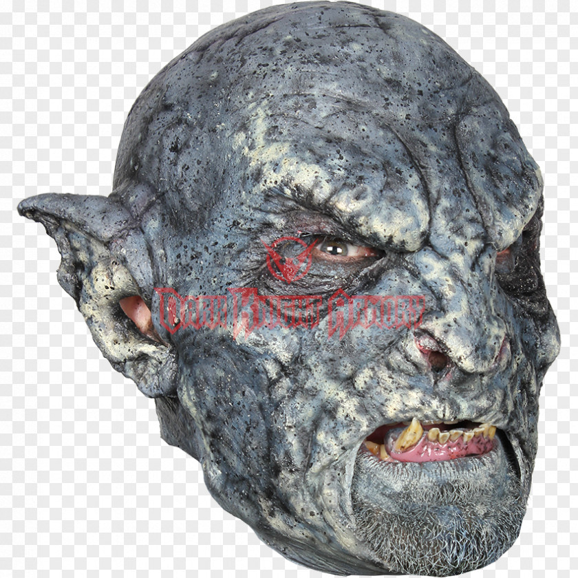 Mask Latex Orc Costume Goblin PNG