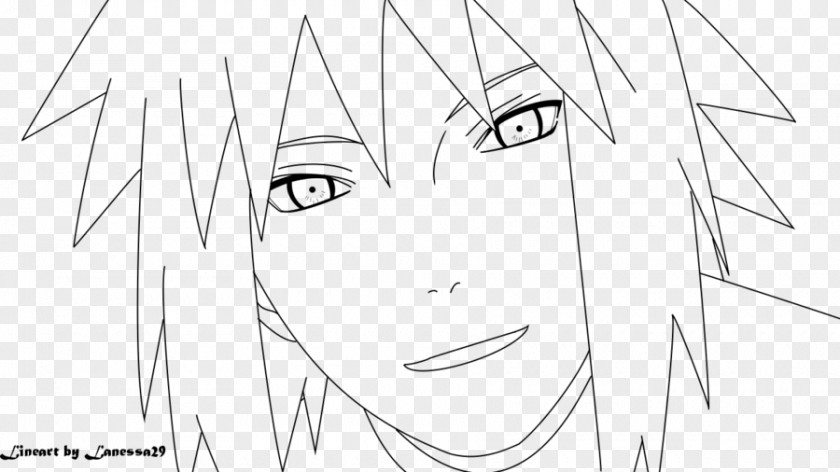 Minato Namikaze Line Art Drawing Cartoon Eye Stock Photography PNG