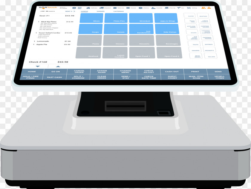 Point Of Sale Restaurant Management Software Self-service System PNG