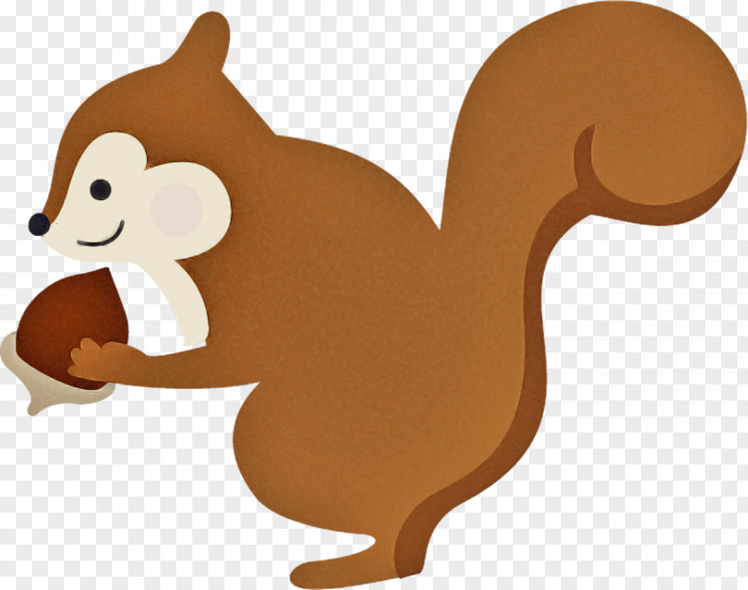 Chipmunk Ferret Squirrel Cartoon Animal Figure Tail Eurasian Red PNG