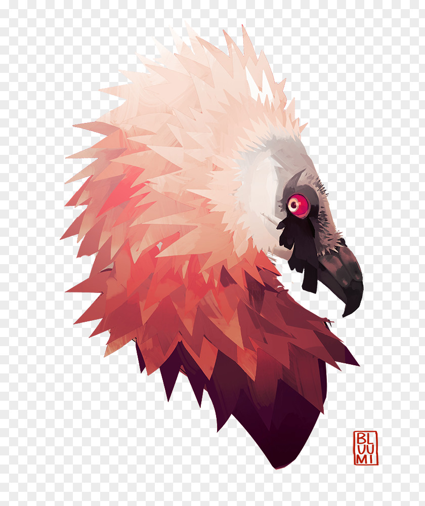 Drawing Hair Vulture Bird Bearded Artist PNG