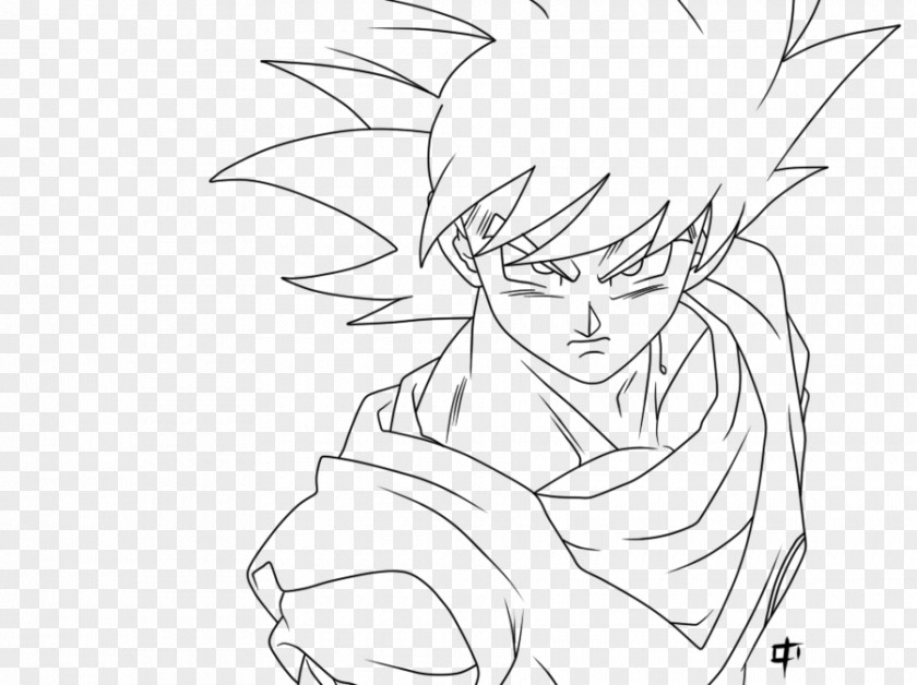 Son Goku Vegeta Line Art Frieza Gotenks PNG